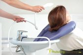 Adhome Haarwasbekken voor aan de lavabo opblaasbaar - inclusief douchekop met aansluitslang 140 cm