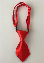 Rode Honden Stropdas Kerst - Dierenkleding - Rood - 30-50 cm
