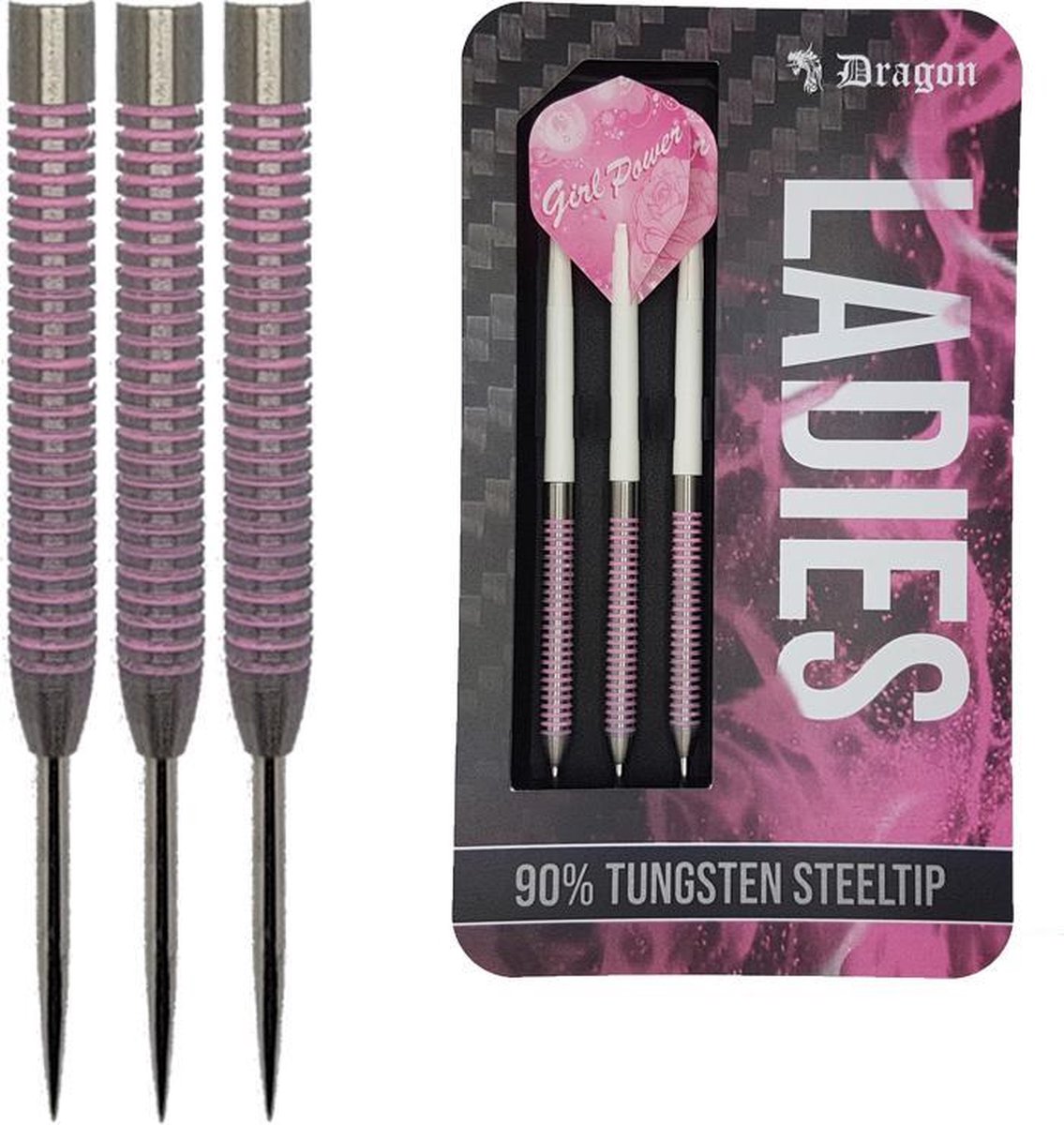 Dragon darts - Ladies - 90% tungsten - 26 gram - dartpijlen