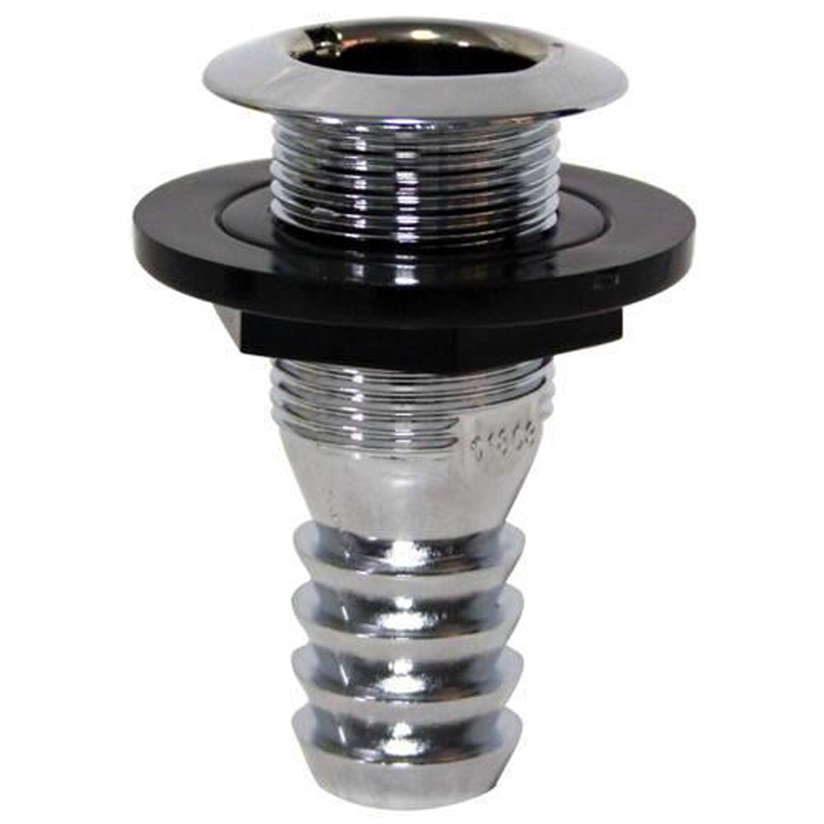 Nuova Rade Doorvoer Met Vlakke Flens Zwart,Zilver 42 mm