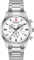 Swiss Military Hanowa 06-5308.04.001 horloge heren - zilver - edelstaal