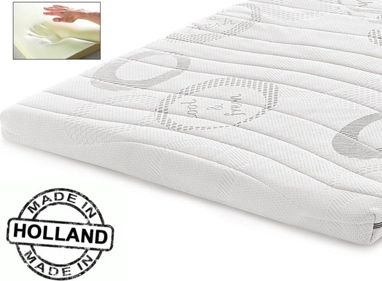 Matras Visco-elastisch Bio-Pur 160x200 cm, 18 cm hoog, 2 cm visco