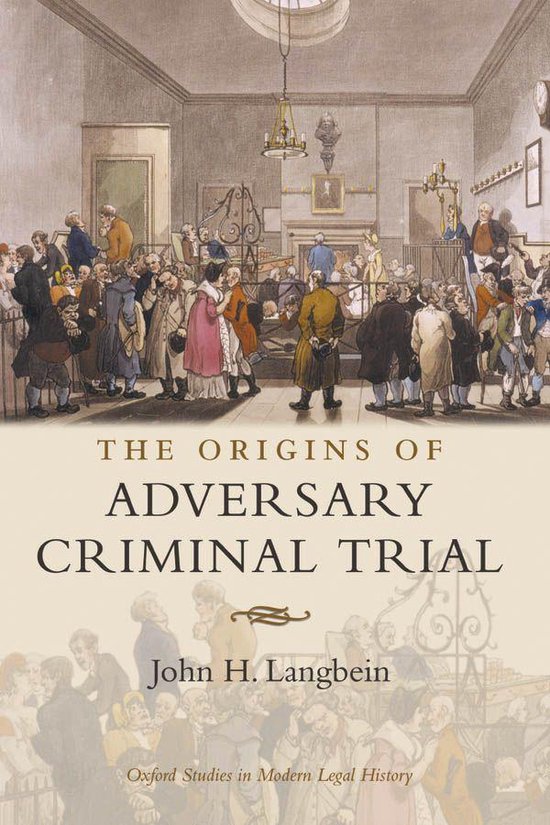 Oxford Studies in Modern Legal History - The Origins of Adve ... - cover