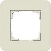 Gira E3 Sable/ blanc Cadre de couverture 1 groupe 211417