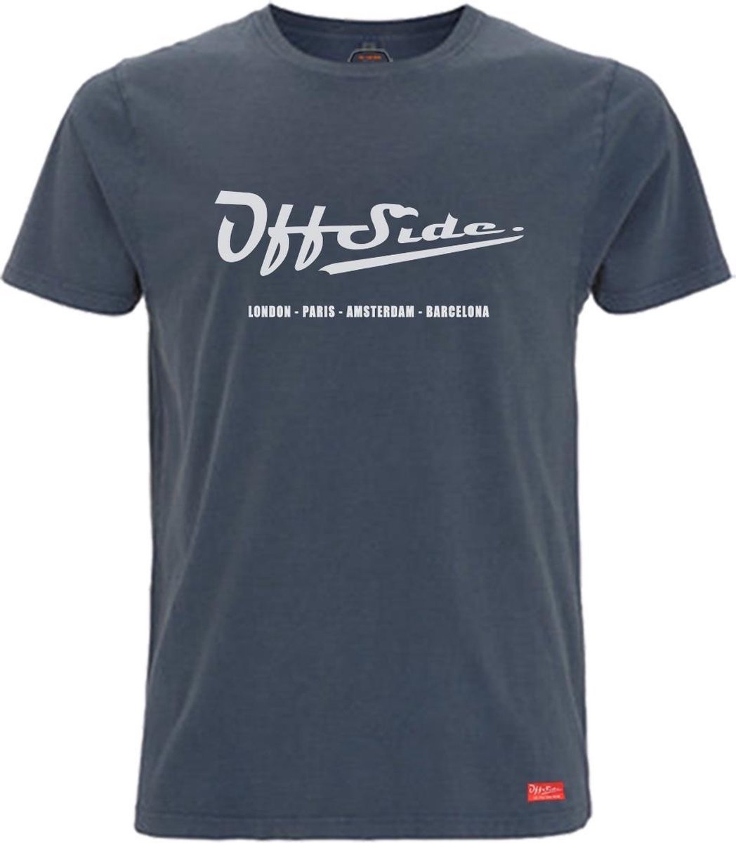The Stone .. T-Shirt Regular fit Blue Stone White - Maat XXL - Off Side - incl. Gratis rugzak