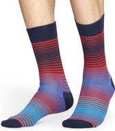 Happy Socks sokken Stripe blauw rood Unisex - Maat 41-46