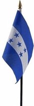 Honduras mini vlaggetje op stok 10 x 15 cm