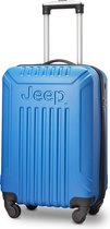 Jeep Missouri - Handbagage koffer - 4 Wielen - Blauw - TSA-Cijferslot
