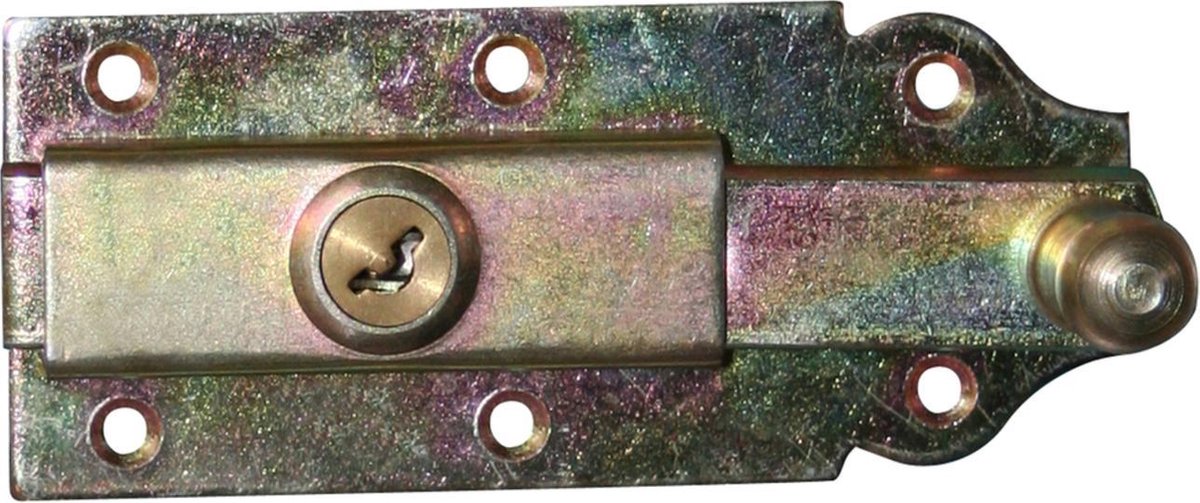 Qlinq Rolschuif met Slot Vlak - Verzinkt - 120 mm