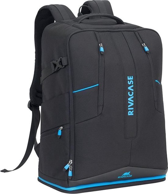 Rivacase 7890 sacoche d'ordinateurs portables 40,6 cm (16") Étui sac à dos Noir, Bleu