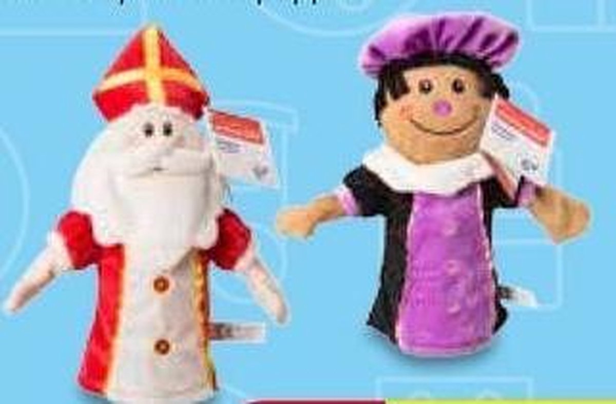 Sinterklaas en Piet handpop | bol.com