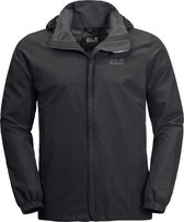 Jack Wolfskin Stormy Point Outdoorjas - Maat M  - Mannen - zwart