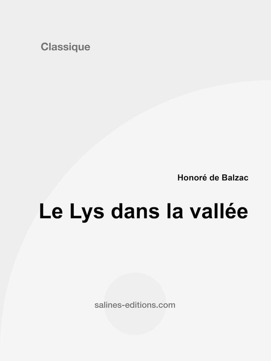 Le Lys dans la vallée