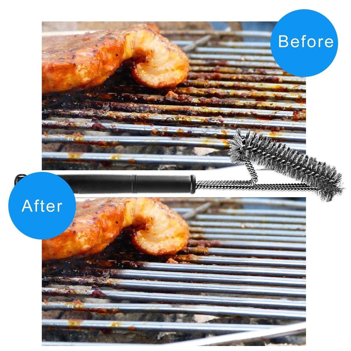 | Barbecue Grill Borstel Mospro 3 extra dikke BBQ Grillborstel, Mospro, Barbecue Grill Cleaner Barbecue