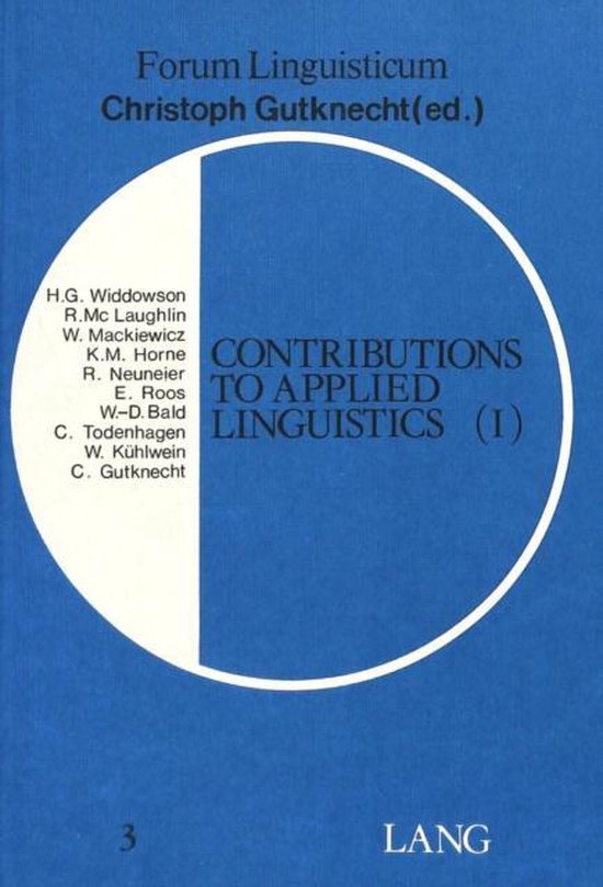 Contributions to Applied Linguistics - cover
