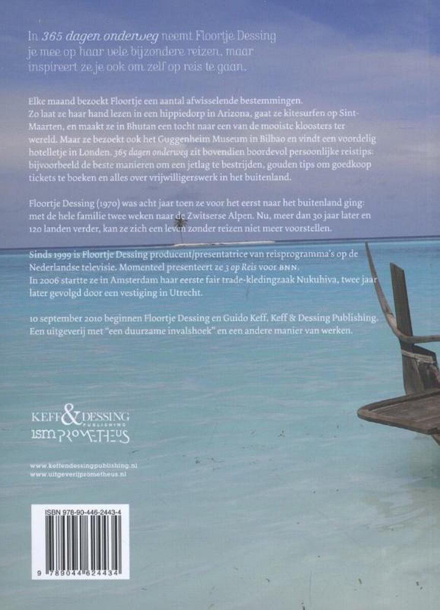365 dagen onderweg - back cover