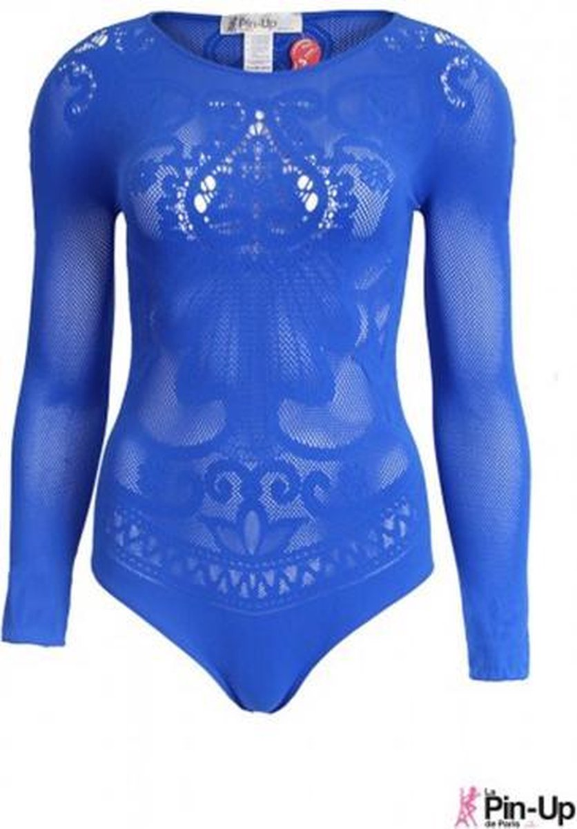 Goedkoopste Anti Cellulite Kanten Body – Pin Up de Paris – S - Indigo Blauw