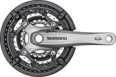 Shimano Trekking FC-T521 Octalink Crankset 3x10-speed 44-32-24 tanden, zilver Pedaalarmlengte 170mm