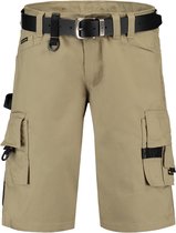 Tricorp  Werkbroek Canvas kort 502006 Khaki  - Maat 62