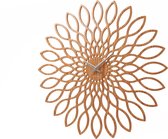 Karlsson Sunflower - Klok - Rond - Hout - Ø60 cm - Bruin