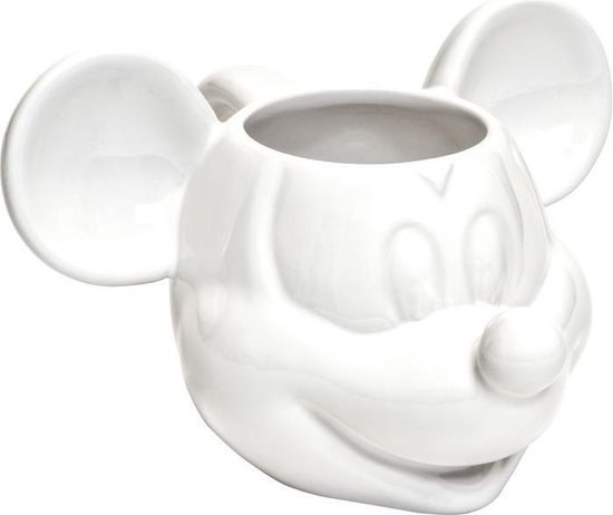 Monarchie Moskee spanning Disney servies - 3D Mok Mickey Mouse - Wit | bol.com