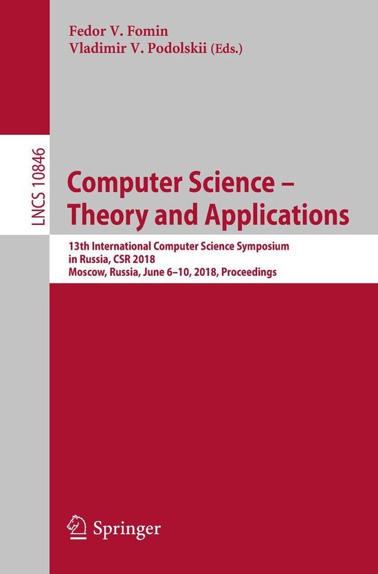 Springer Nature Proceedings Computer Science - Computer Scie ... - cover