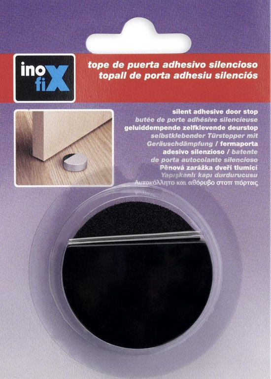 inofix Deurstopper - 45x15 Mm - Abs, rubber