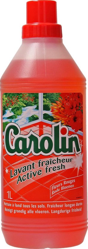 Carolin – Nettoyant tous sols Huile de fleurs rouges 1l – EASY