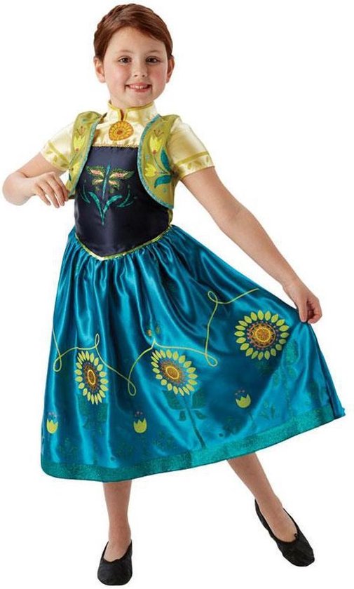 Anna Frozen™ Fever™ kostuum voor meisjes - Verkleedkleding - 98/104 -  Carnavalskleding | bol.com