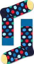 Happy Socks Big Dot Sokken - Blauw/Groen - Maat 36-40