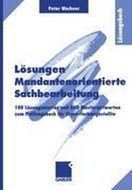 Lösungen Mandantenorientierte Sachbearbeitung - cover