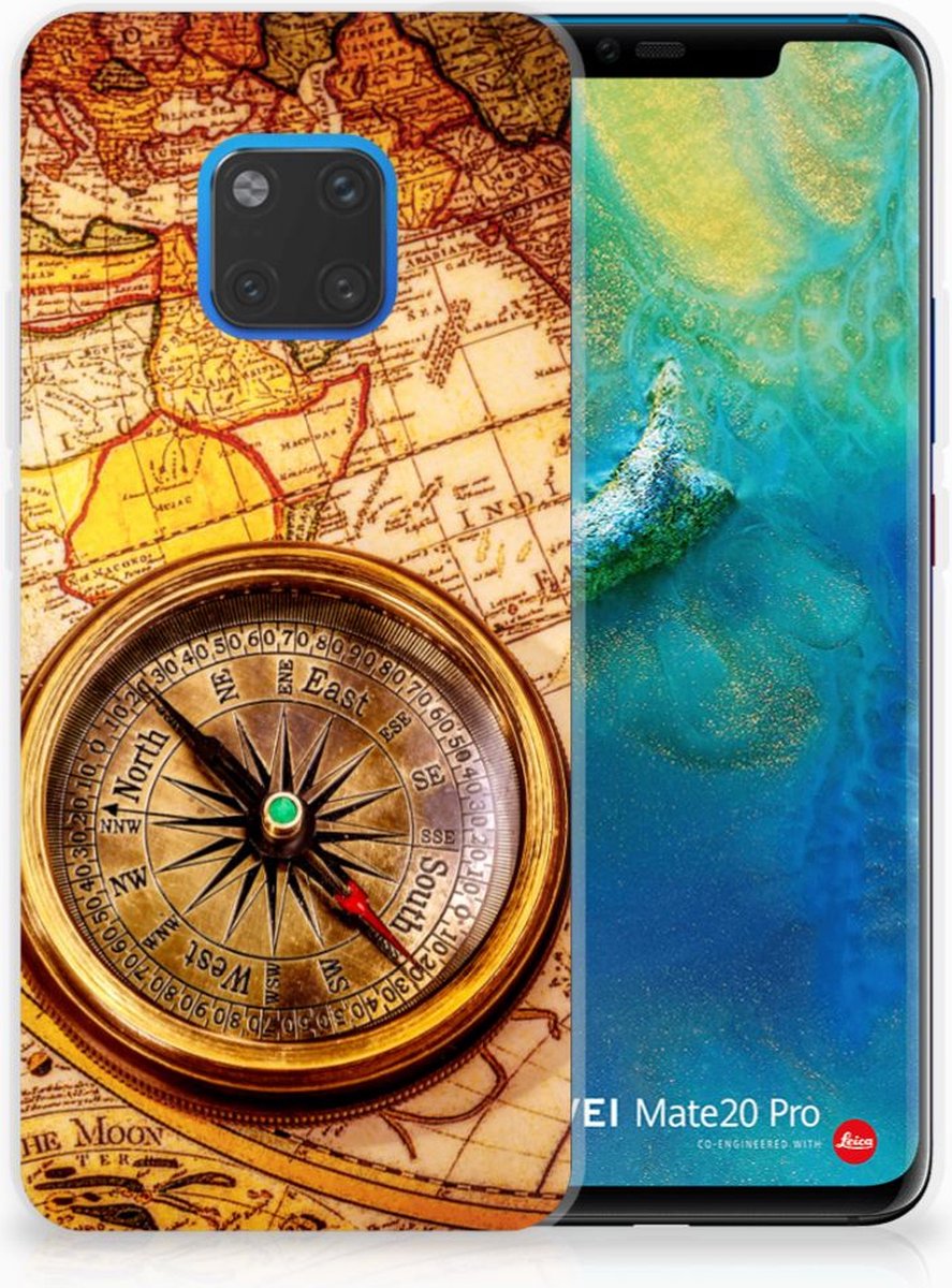 Huawei Mate 20 Pro Siliconen Back Cover Kompas