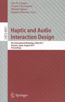 Haptic and Audio Interaction Design