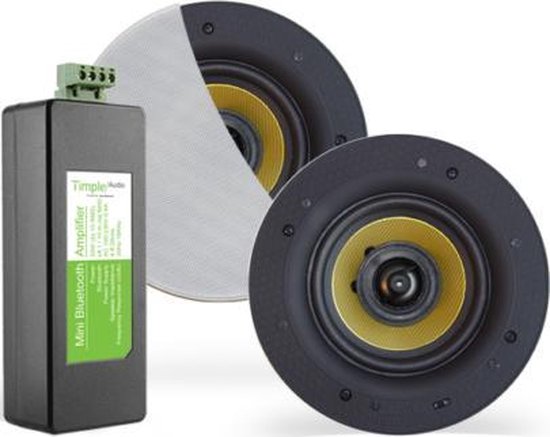 AquaSound TMN20-RW Bluetooth versterker 20 Watt met Rumba speakers van AquaSound — afbeelding 2
