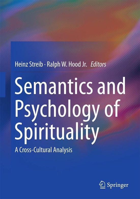 Semantics and Psychology of Spirituality - cover