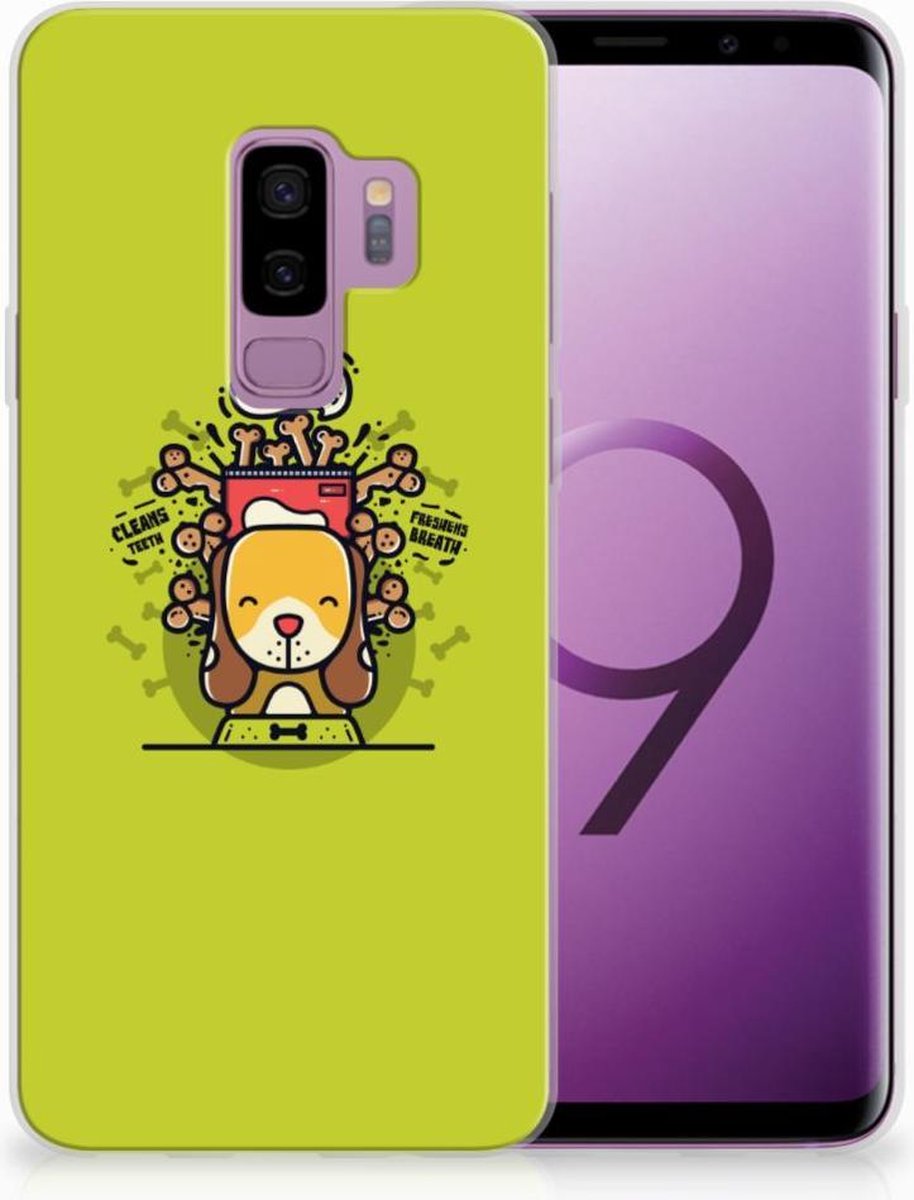 Samsung Galaxy S9 Plus Telefoonhoesje met Naam Doggy Biscuit