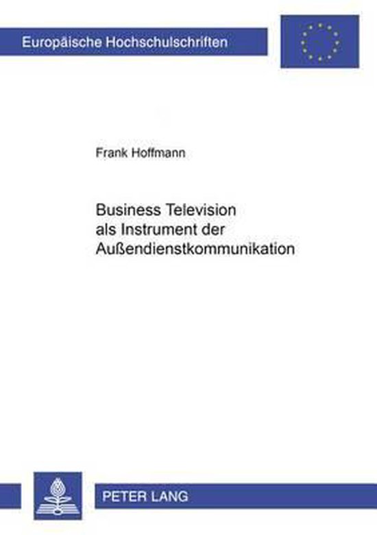 Business Television als Instrument der Außendienstkommunika ... - cover