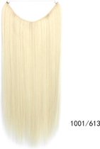 Wire Haarextensions 1001/613 – Blond – 55 cm – Binnen Een Minuut Lang En Vol Haar