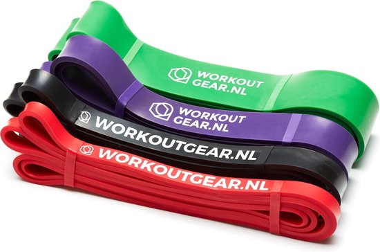 Workout Gear - Weerstandsband - Fitness Elastiek - Package Deal | bol.com