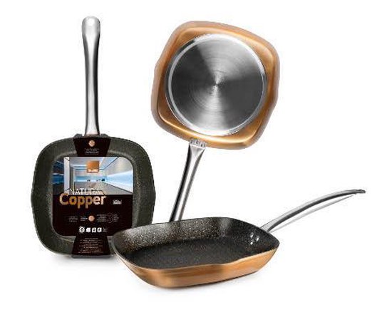 Sola Grillpan 28 cm - Zwart/Wit - Recepten