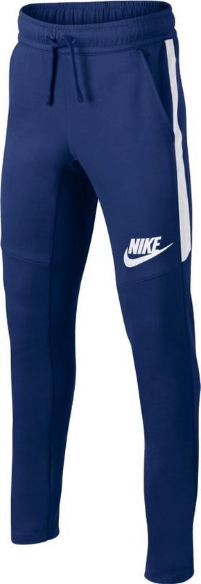 Nike Sportswear Pant Tribute - Deep Royal Blue/White - Joggingbroek  Kinderen - 884628-455 | bol.com
