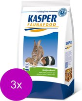 Kasper Faunafood Konijnenkorrel - Konijnenvoer - 3 x 4 kg