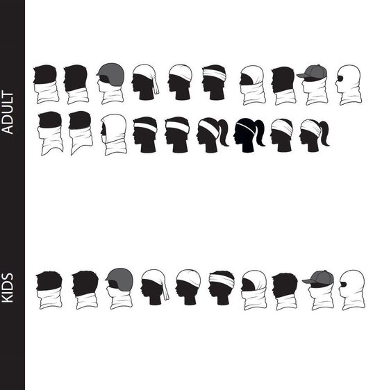 BUFF® Original EcoStretch ANIRA GRAPHITE - Nekwarmer