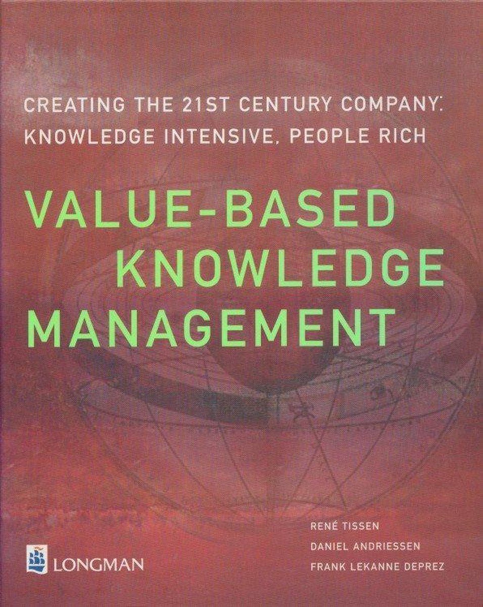 Omslag van VALUE BASED KNOWLEDGE MANAGEMENT