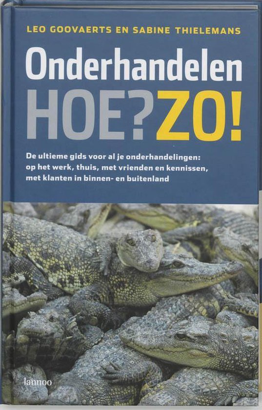 Onderhandelen Hoe Zo - cover