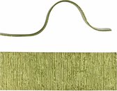 Fil alu, l: 15 mm, épaisseur 0,5 mm, vert, plat, 2 m