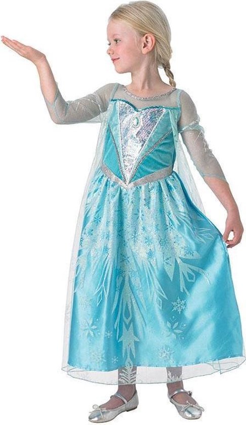 nauwkeurig Grappig Geloofsbelijdenis Disney Frozen Premium Elsa - Kostuum Kind - Maat 128/140 | bol.com