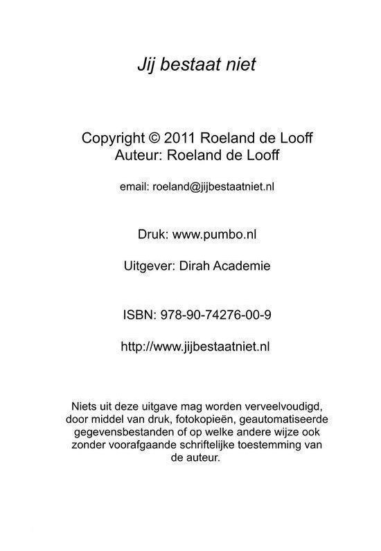 Jij bestaat niet