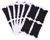 Krijtbord labels voor potten, flessen, glazen etc. - 24 Schoolbord stickers
