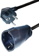 Verlengkabel - Zwart - 10 meter - Allteq